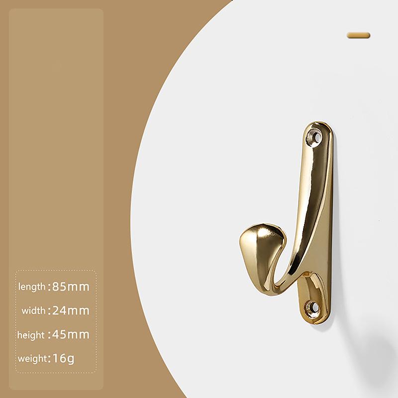 Современный скандинавский светлый роскошный алюминиевый сплав новый подвесной крючок для ванной комнаты, гардеробная дверь, настенный крючок для одежды и гардероба
