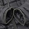 MONCLER HERMINE Hermine hooded down jacket coat 2 grayUsed