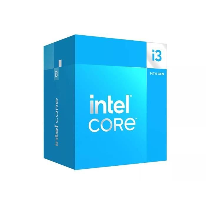 Processeur - INTEL - Core i3-14100 4.7GHz LGA1700 Box - Cache 12 MB Intel® Smart Cache - Quadricoeur - 512 Go