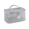 Portable Transparent Mesh Cosmetic Bag Square Cosmetic Cases Mesh Handheld Makeup Bag  Travel