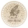 Round Wooden Base 20cm Crocheting Basket Handicraft
