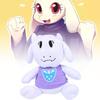 Undertale Ториэль Плюшевая игрушка Украшения для комнаты Сувениры Детский подарок ПП хлопок