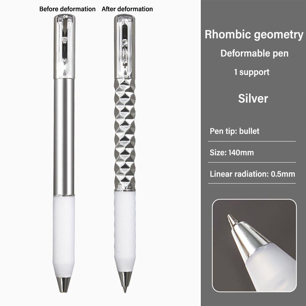 Shape Change Decompression Pen 0.5mm Black Ink Neutral Pen Intersting Writing Tools Gift