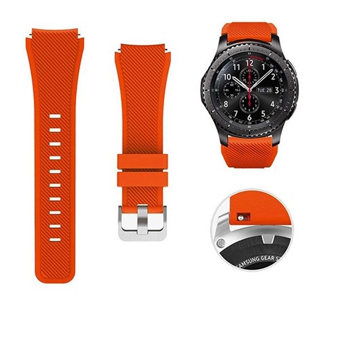 Силиконовый ремешок 22 мм 20 мм для Galaxy Watch 46 мм 42 мм спортивный ремешок для Samsung Gear S3 Frontier/Classic active 2 Huawei Watch 2