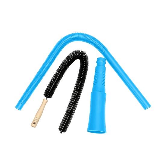 Набор для чистки вентиляционного отверстия сушилки с гибкой щеткой для ворса из капока, насадкой-пылесосом для воздуховодов, пылесосом, инструментом для чистки с длинным охватом