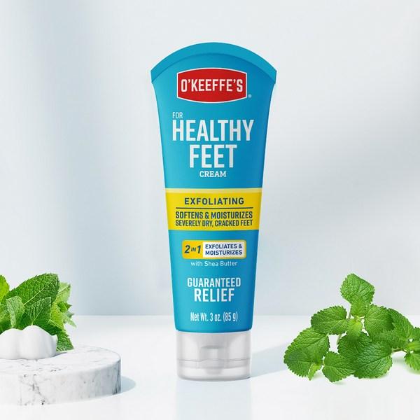 O'Keeps Healthy Fit Отшелушивающий крем для ног 85г, 1 упаковка, 1 шт.