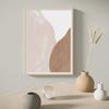 Модный бежевый, коричневый, абстрактная геометрическая картина на холсте, настенные художественные принты, постер, изображение для галереи, гостиной, домашнего декора