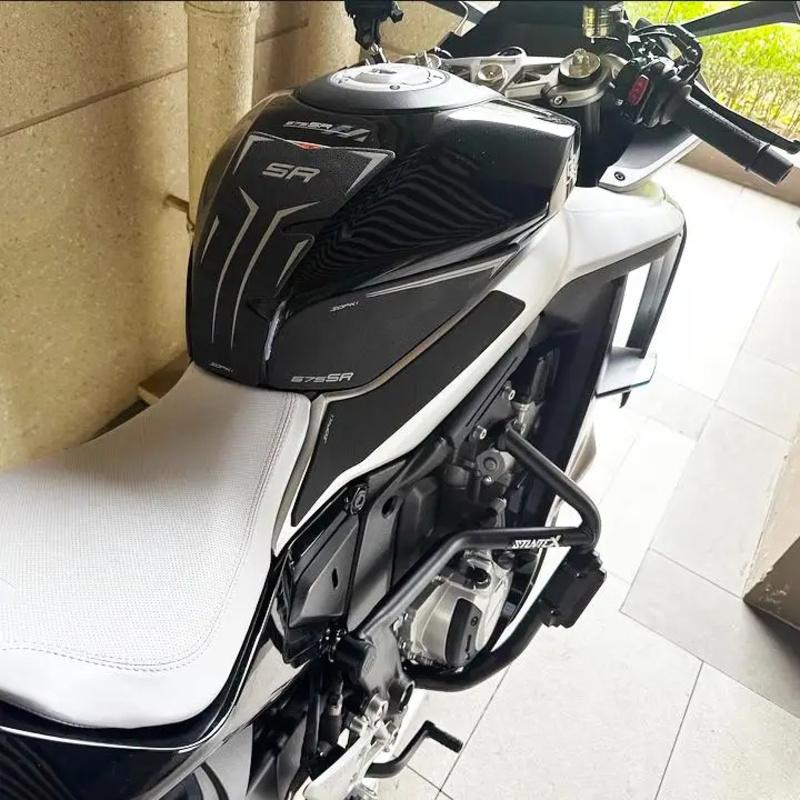 ДЛЯ Мотоцикла CFMOTO 675SR-R Противоскользящие Накладки на Топливный Бак Боковые Накладки на Колени Защитные Наклейки 675SR SR675 675 SR CF675