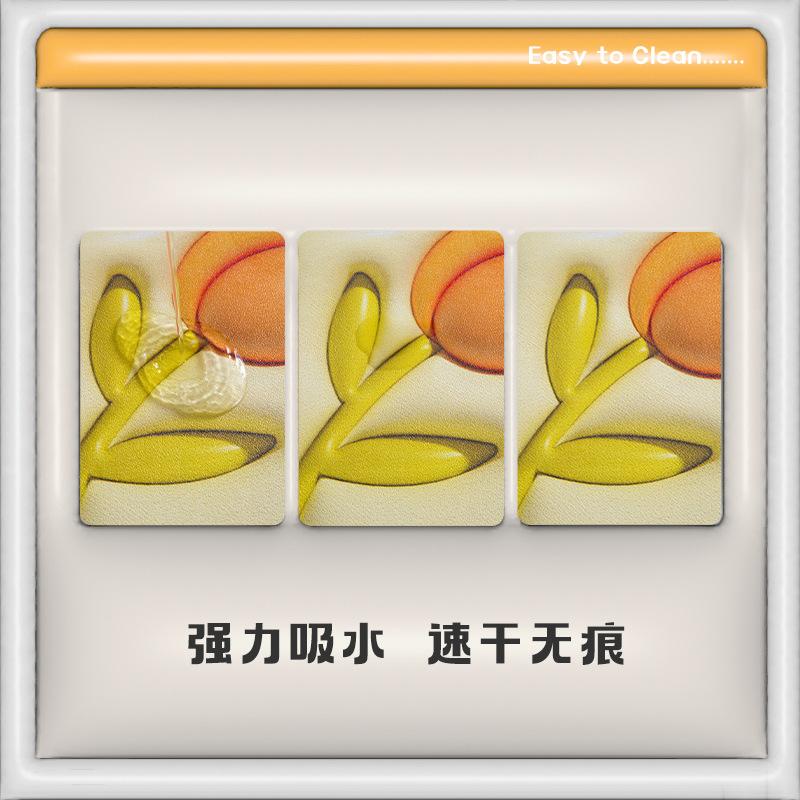 Расширяющийся дренажный коврик Bar Diatom Mud Absorber Coaster Tea Table Изоляционный коврик Bowl Teddy Cup Не требующий мытья коврик для сушки