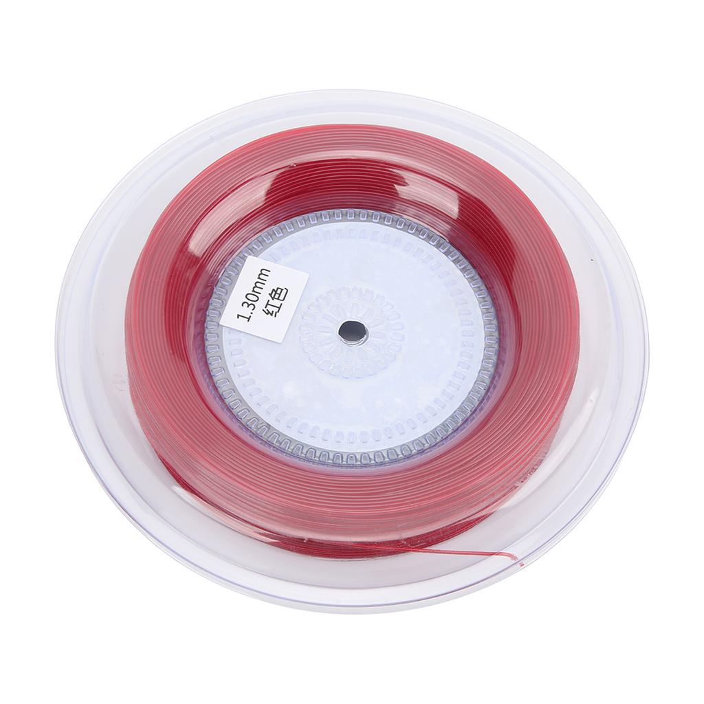 Струна для теннисной ракетки 1,3 мм 200 м катушка для ракетки для любительских ежедневных тренировок красная