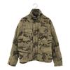 Camouflage Military Jacket S Green Ripstop Fabric Men's Used