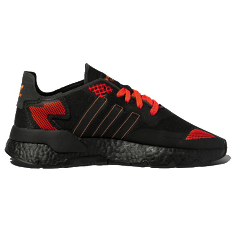 Adidas Originals Nite Jogger Tech 'Black Red' (Unisex) Casual Shoes FV9158