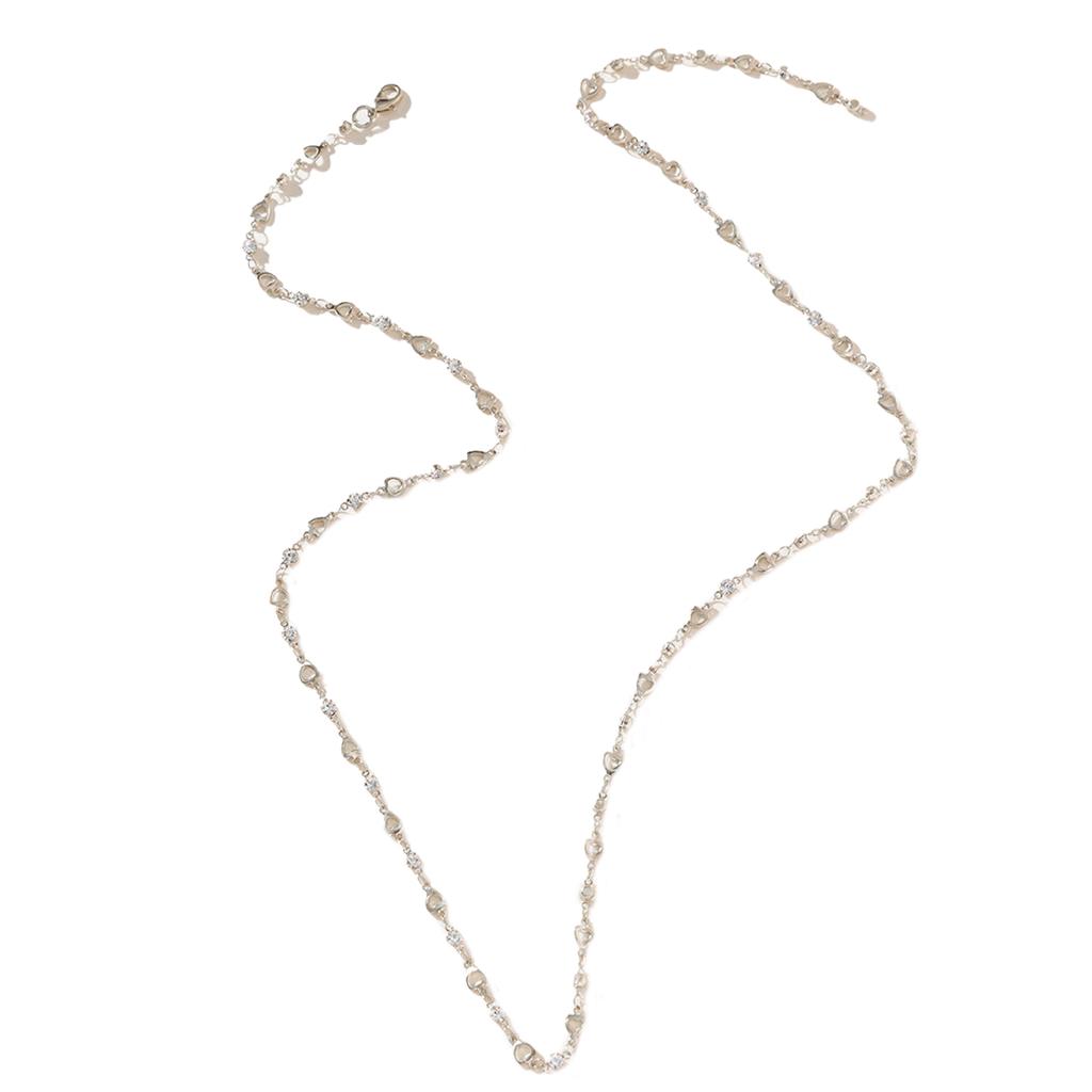 Ожерелье-шарм из кристаллов Длинная Y-образная цепочка Бахрома Цепочка на ключицу Элегантный аксессуар для вечеринок и на каждый день