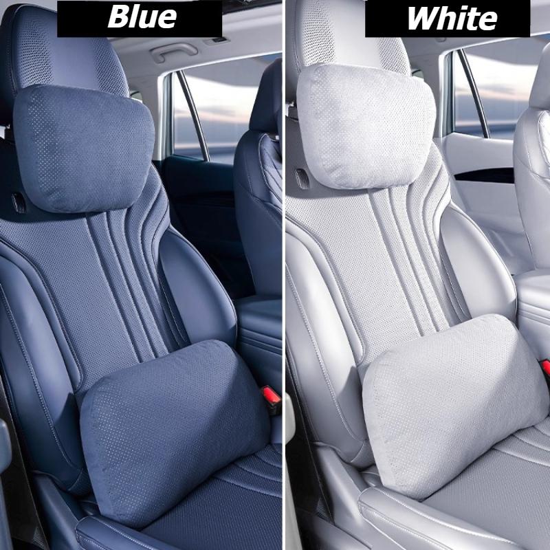 For Geely Galaxy E5 Geely EX5 2025 2026 Car Headrest Neck Pillow Suede Lumbar Foam Cushion Pillows Waist Backrest Accessories