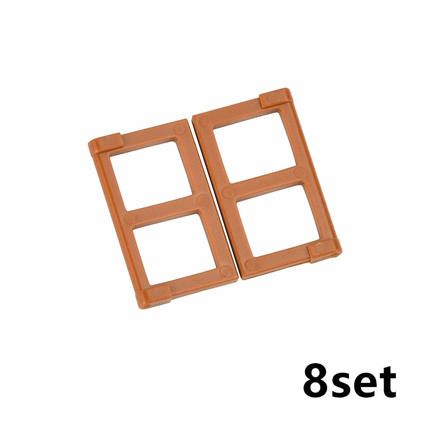 City Window Building Up Cubes Custom Build House Door Frame Glass Bricks Parts Fits 60594 60616 60621 60596 MOC Educational Tool Parts Fo