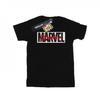 Marvel Mens Red Font Logo T-Shirt