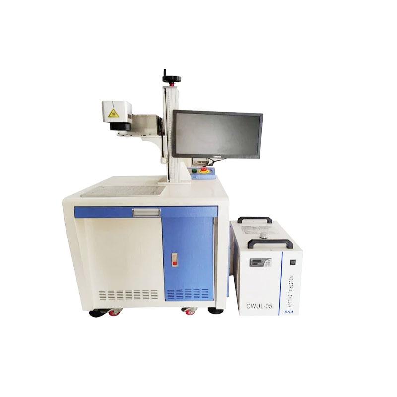 White Fiber Laser Marking & Inkjet Coding Machine for PE Plastic & Cable