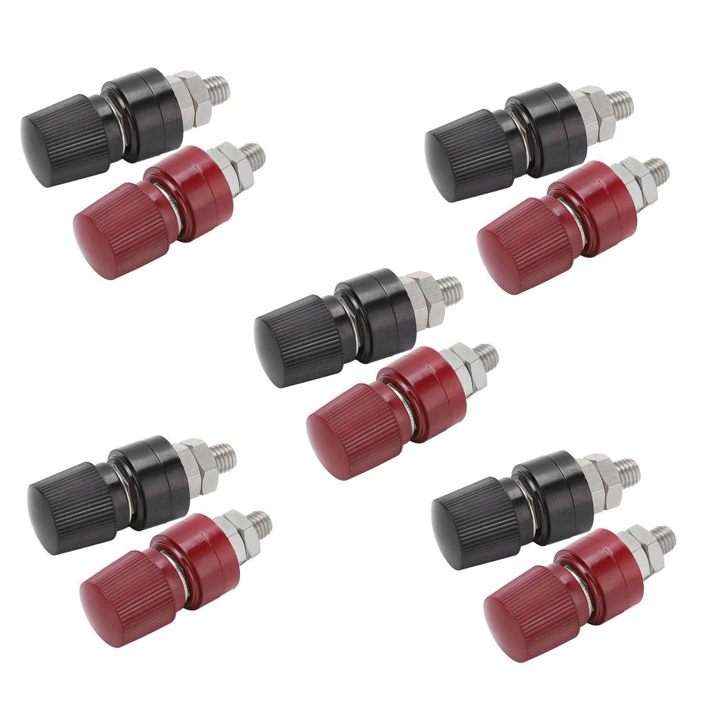 5 комплектов клемм M8 для присоединения, инженерный пластиковый никелированный латунный инверторный терминал для сварочного оборудования