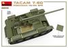MiniArt Масштаб Румынская армия 76-мм артиллерийская САУ TACAM Полный интерьер Пластиковый набор модели MA35240 1/35 Самоходная T-60
