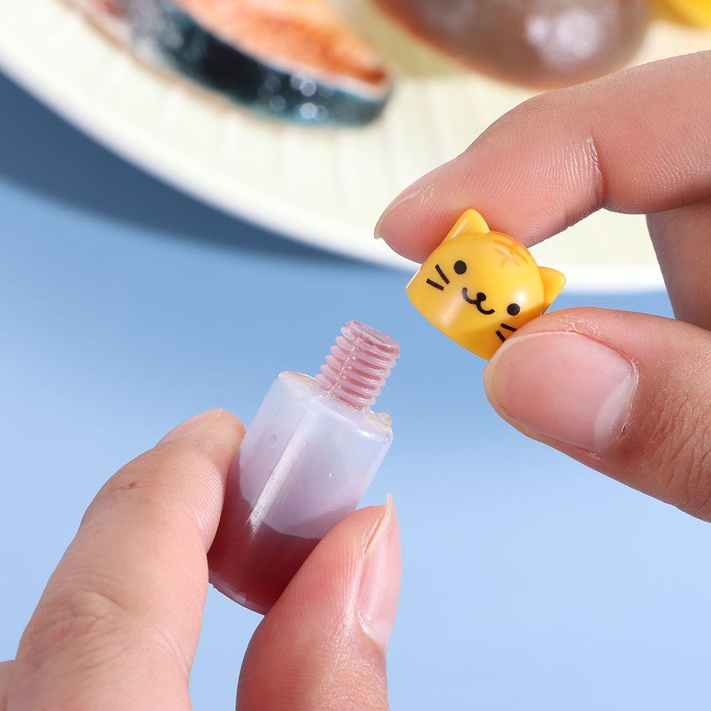 4PCS Salad Cute Mini Kitchen Accessories Small Container For Bento Seasoning Sauce Bottle