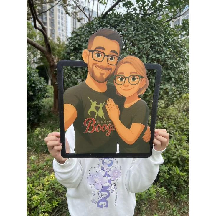 Personalized Cartoon Frame Custom Acrylic Photo Frame Customized Items Personalised Gifts Cartoon Picture Frame for Room Der