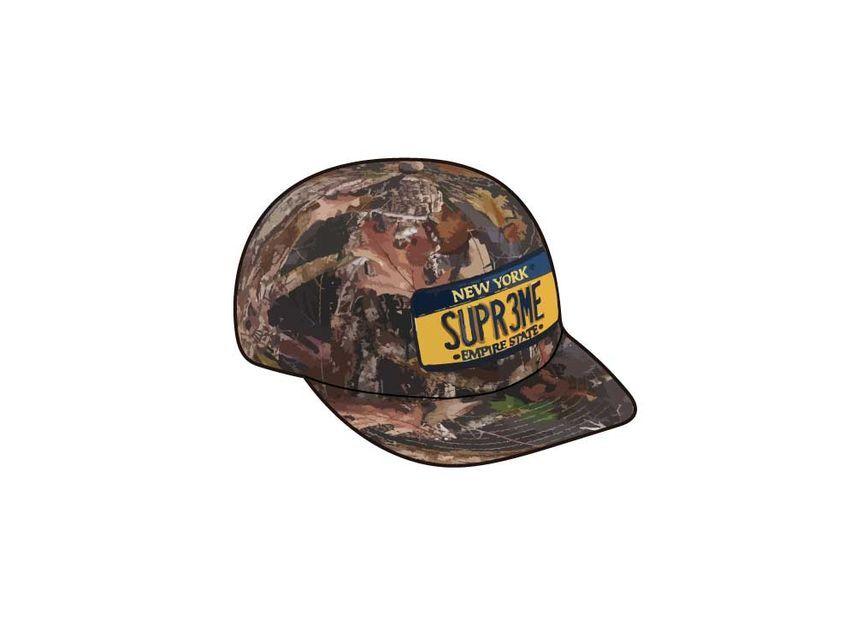 Supreme Номерной знак 6-панельный камуфляж
