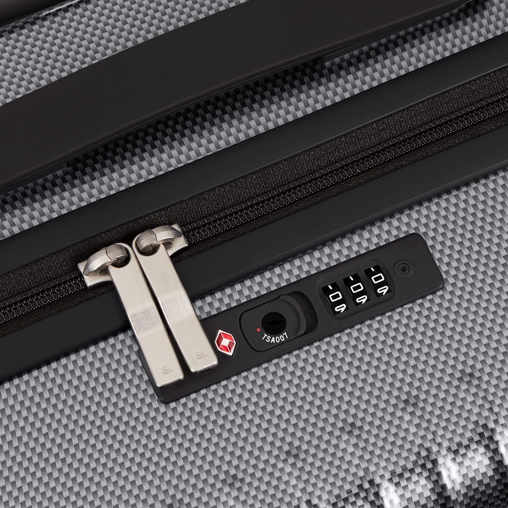 Suitcase Carry Case Carry Bag M Size 3 Nights 4 Days 4 Nights 5 Days 52L Caster Stopper Twin Wheel Casters Palisade 63 Cm Black Carbon [Ace Tokyo]