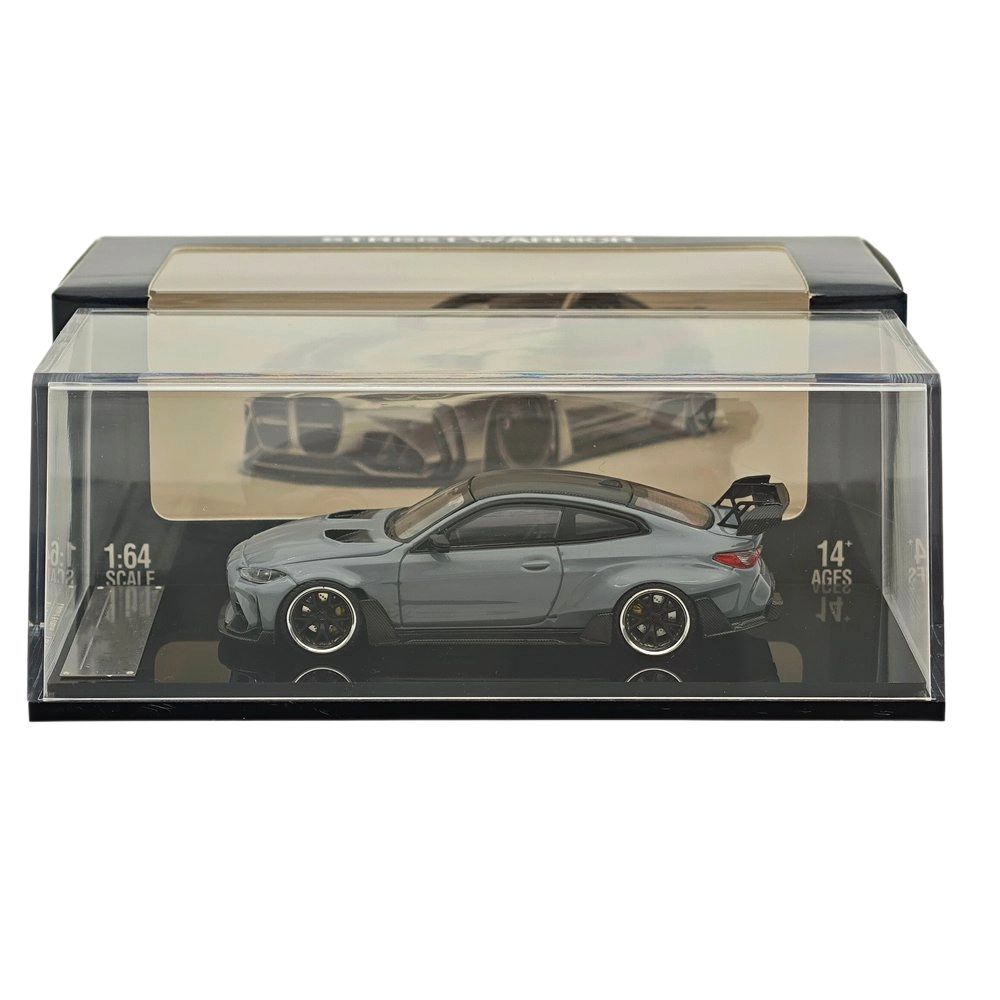 SW 1/64 for M4 G82 Full Widebody Kit Sports Diecast Model Car Miniature Limited Edition Collection Toy Vehicle Models