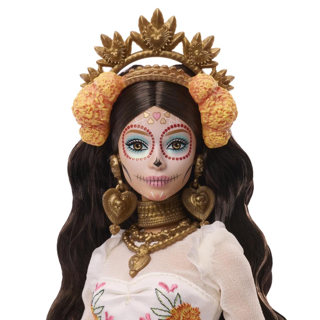 Barbie Dia de Muertos Barbie Signature Черный Кукольный домик для ролевых игр, от 6 лет, Оранжевый, JBJ05-2