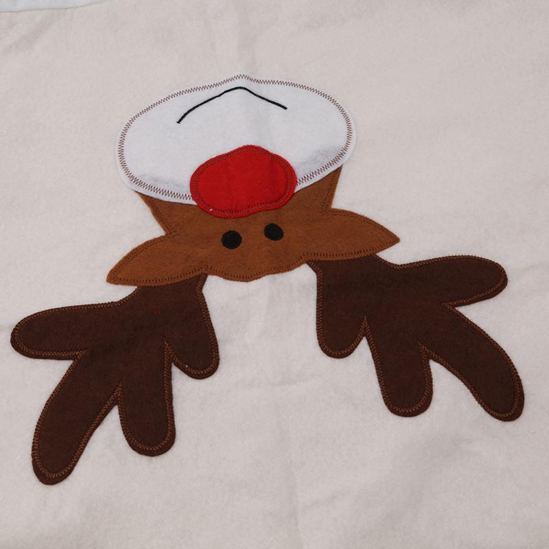 Оленья шляпа Чехлы на стулья Рождественский домашний декор Обеденный стул Рождественская шапка Наборы подарков