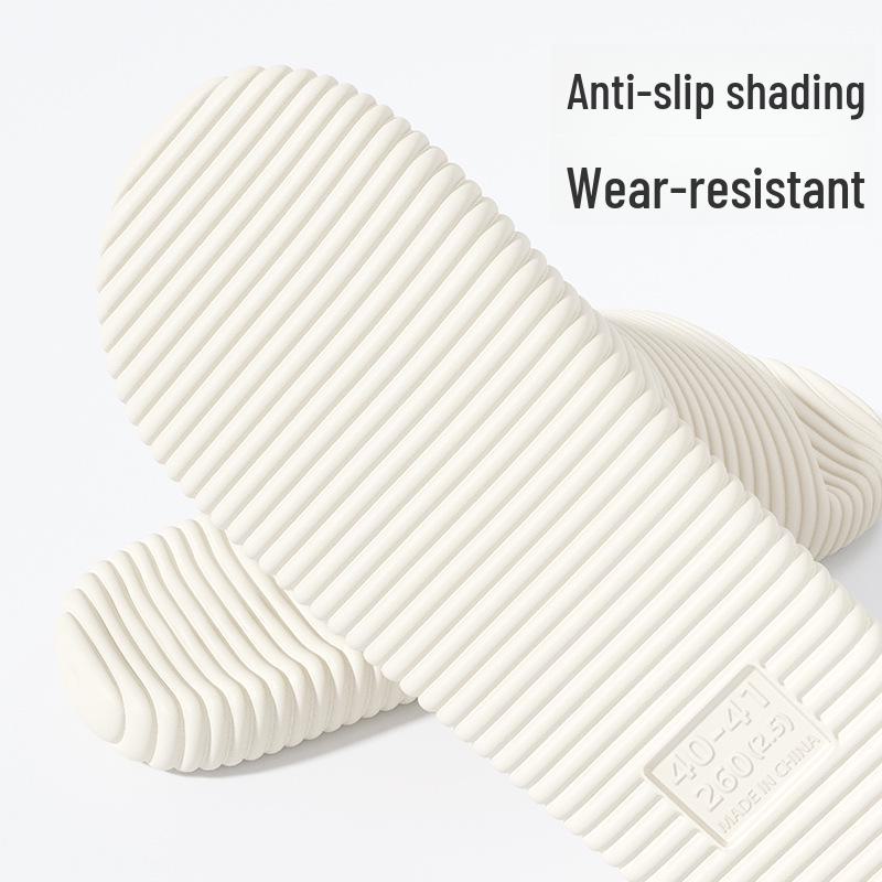 Удобные нескользящие домашние тапочки для мужчин и женщин - бесшумные летние сандалии с мягкой подошвой