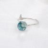 Fashion 925 Sterling Silver Fish Tail Crystal Adjustable Rings for Women Wedding Fine Jewelry Accessories Wholesale Jewellery
