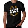 Double Brown Beer Tshirt Sports Casual Breathable Tee Shirt