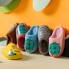 Children's Cotton Slippers Baby Non-Slip Cute Cartoon Dinosaur Slippers Kids Shoes Warm Home Footwear