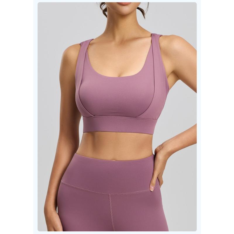 Women S Sports Bra For Running Yoga Gym Back Closure Push Up