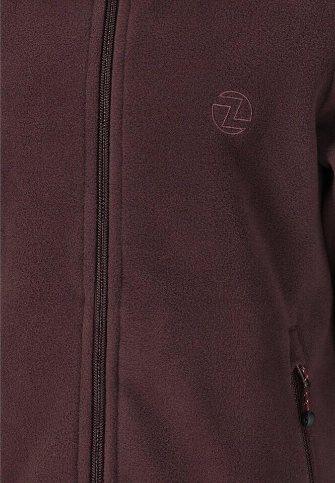 Куртка ZIGZAG Fleecejacke Zap dunkelbraun