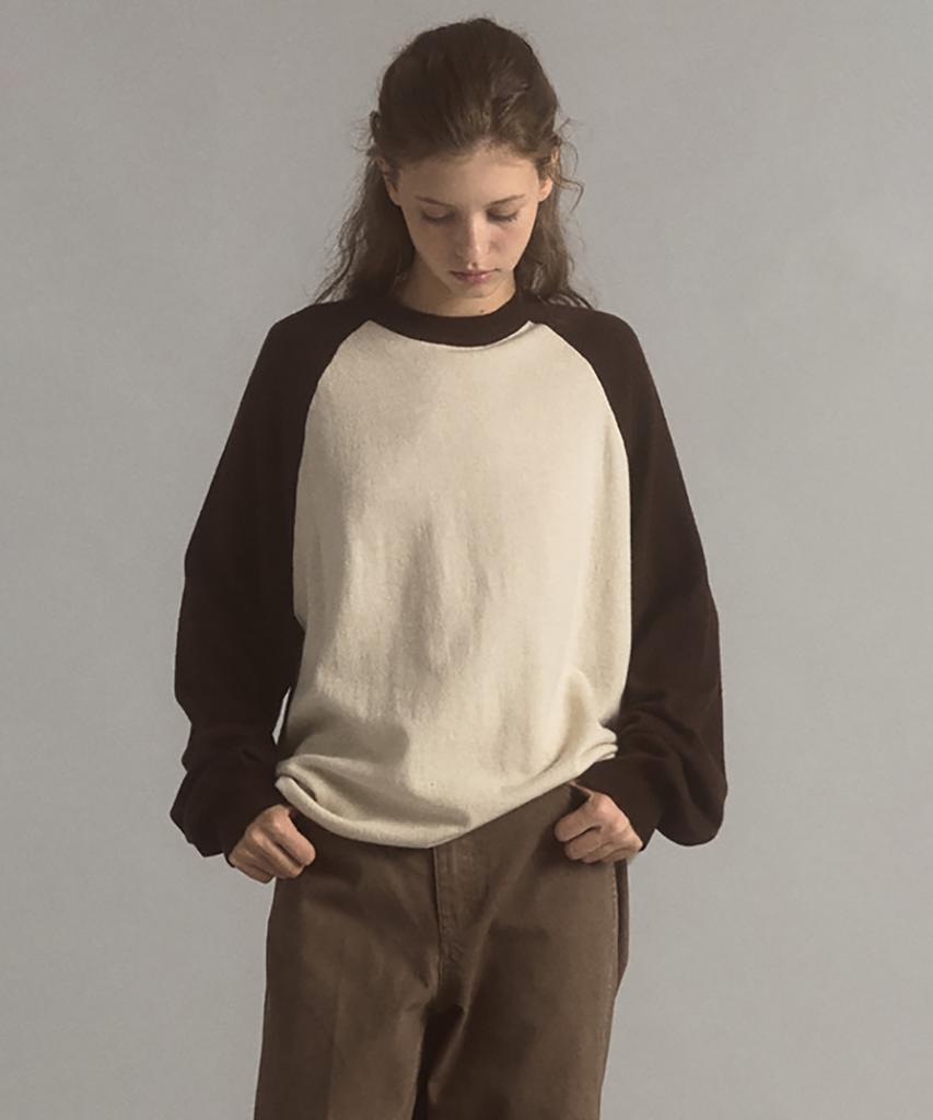 LESATELIER Cozy Wool Raglan Knit (Brown)