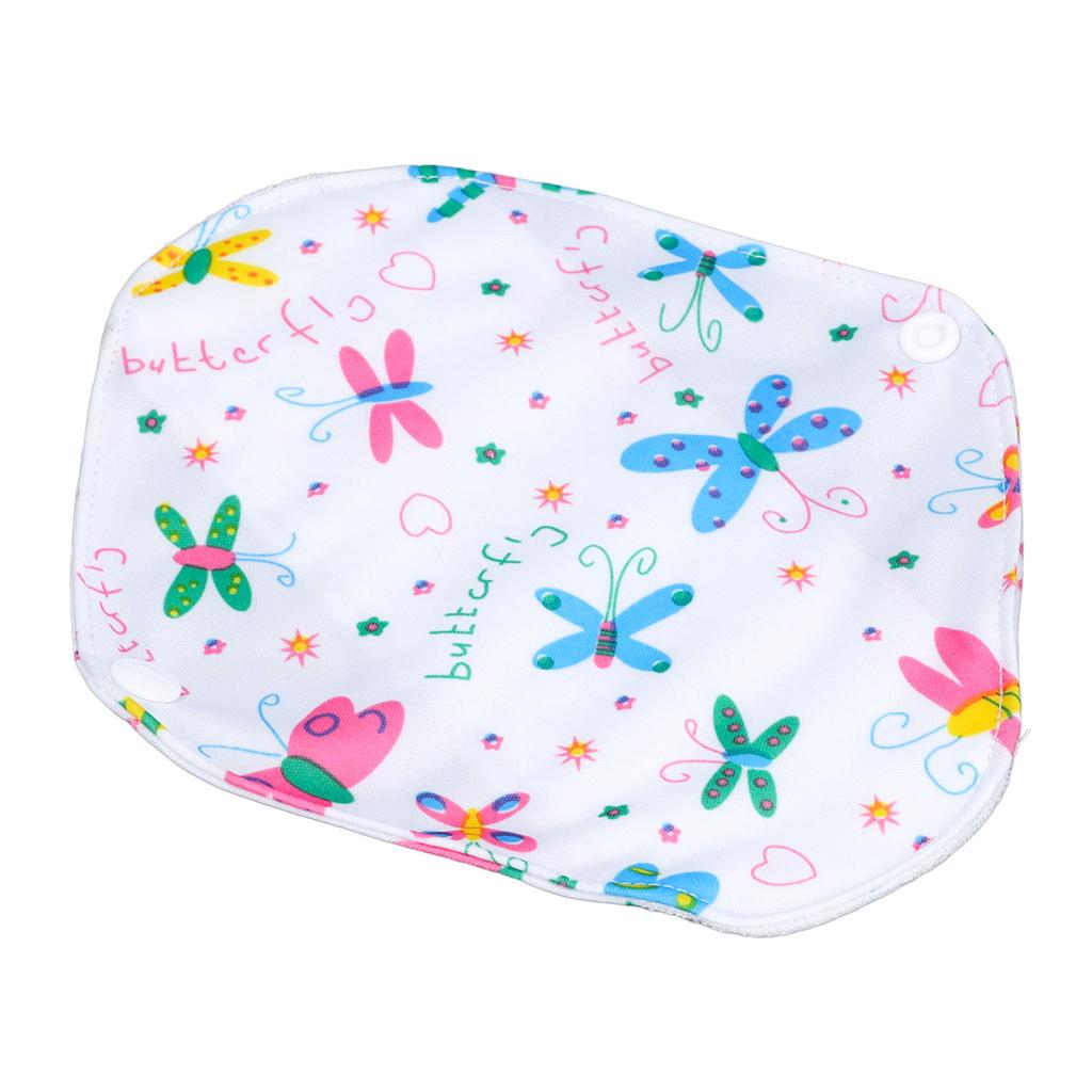 5 Pcs Reusable Menstrual Pads Washable Water Proof Comfortable Breathable Bamboo Charcoal Sanitary