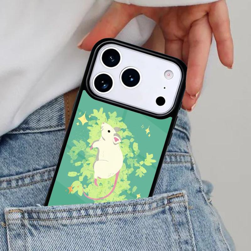 Чехол для телефона с писклявой крысой, милый мультяшный, для iPhone 17ProMax 12 13 14 15 16e 17 Pro Max Plus Air Cover