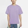 Nike Базовая спортивная футболка Мужские топы Фиолетовая DA0321-563