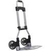 Folding Aluminium Hand Truck for Industrial and Household ,Transport Trolley with 70 kg Load Capacity and 2 Wheels, Foldable