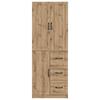 2 Piece Cabinet Set Artisan Oak Wood Based Material