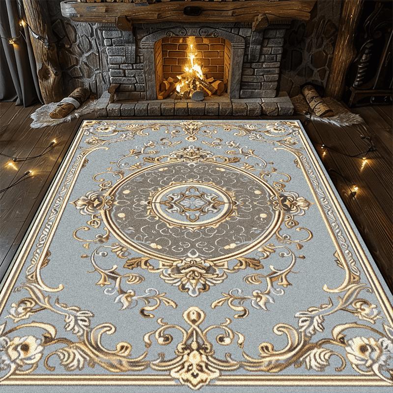 Living Room Decoration European Style Carpets Home Luxury Large Area Rug Hall Sofa Side Floor Mat Hotel Doorway Hallway Carpet