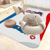 Cartoon M-Myaku-Myaku Entrance Door Mat Washable Non-Slip Living Room Sofa Chairs Area Mat Kitchen Welcome Doormat