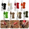 5M Camping Rope Tent Adjustable Rope Fastener Fixed Buckle  Hangers Lights Outdoor Guy Lines Reflective Camping Awning Wind Rope