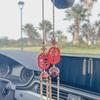 Подвески для автомобиля ручной работы и корона Феникса: Внутренний декор электромобилей, улучшения для спокойного путешествия в зеркалах заднего вида.