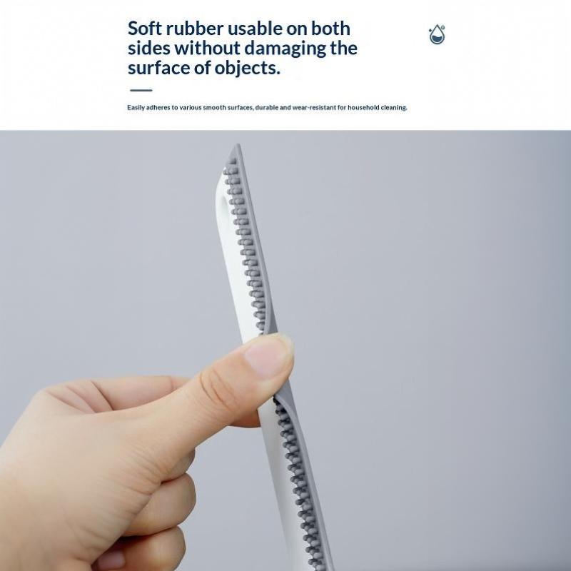 Multi-Functional Silicone Water Squeegee Handheld Wiper for Window Glass Car Windshield Bathroom Tile Cleaning