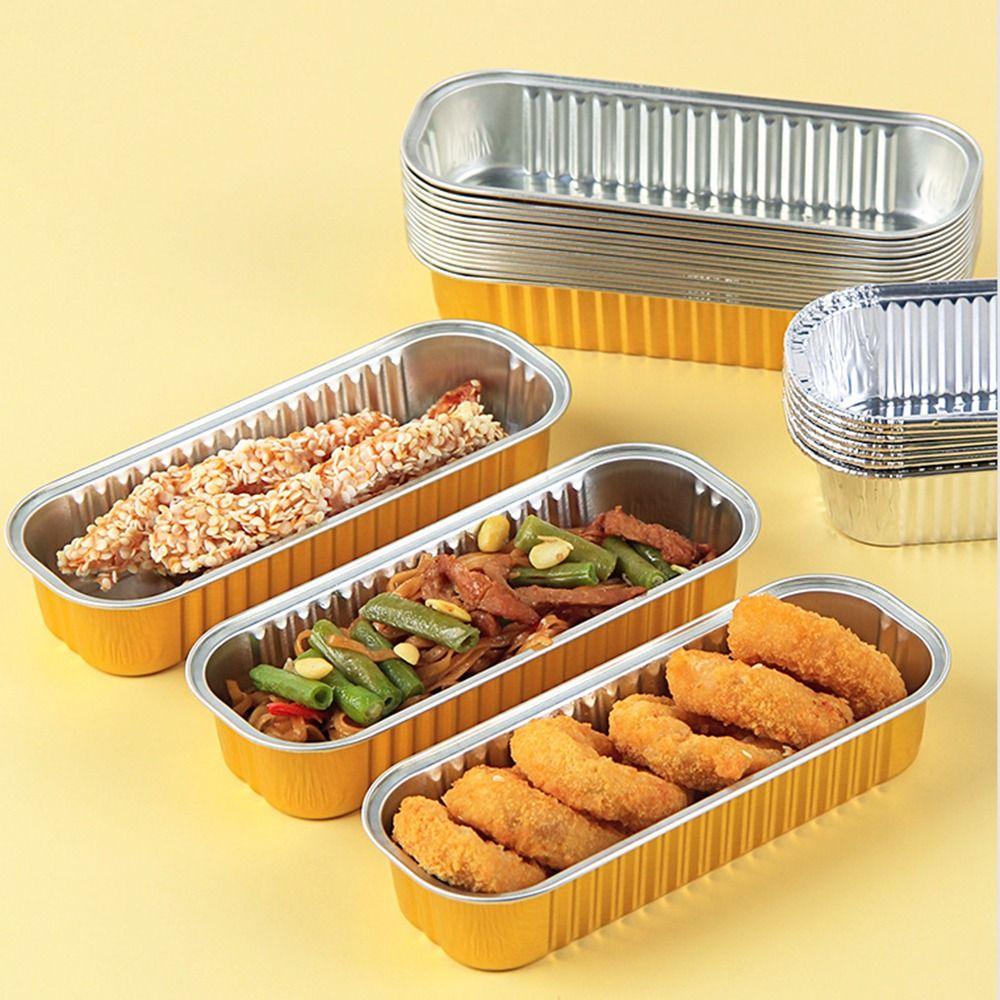 30/50Pcs Reusable Aluminum Foil Tin Heat-resistant Cupcake Baking Tray Kitchen Supplies
