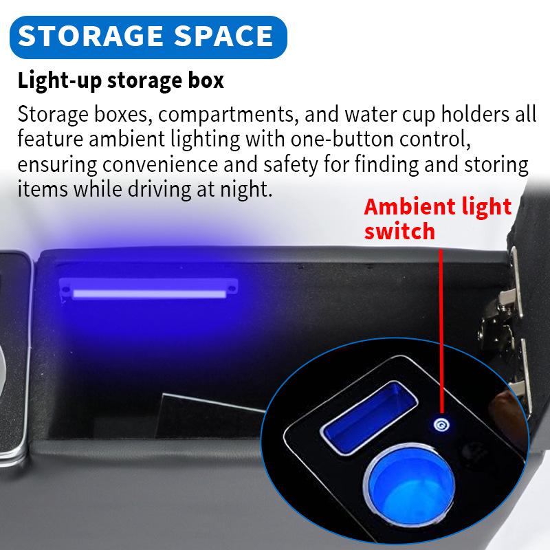 Подлокотник-бокс для Toyota ROOMY/THOR/TANK/JUSTY, серия 900, консольное хранилище.