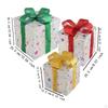 3 Christmas Decorations with Illuminated Gift Boxes, for Outdoors,